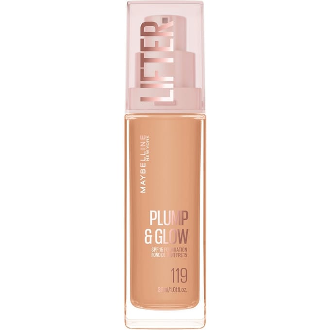 Maybelline New York Lifter Lifter Plump & Glow Foundation (Various Shades) - 119