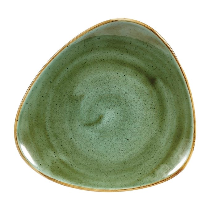 Churchill Stonecast Samphire Green Lotus Bord 17.8cm (12 stuks)