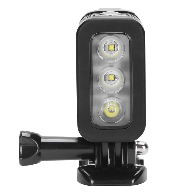 45M waterdichte LED-videoduikvullamp onder water voor GoPro HERO 4 Motion Camera black