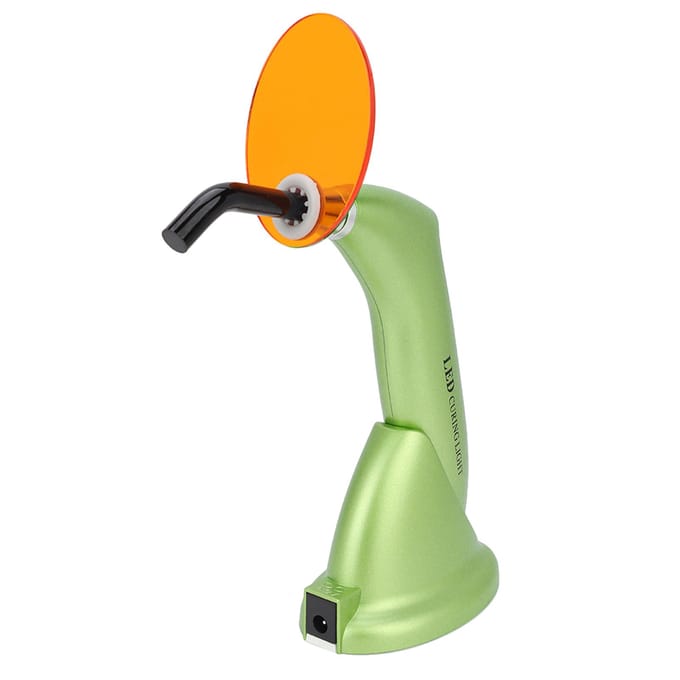 Dentale 5W Draadloze Pistool Type LED Uithardingslamp Machine Dentale Mondapparatuur EU Plug groen