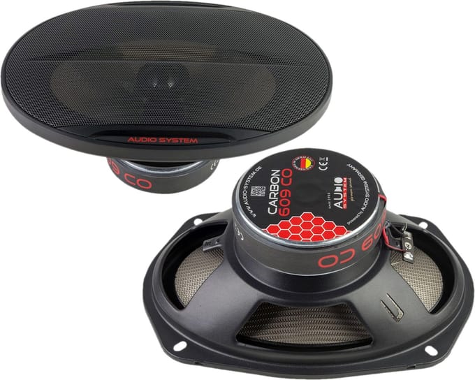 Audio System Carbon 609 CO 6x9 ovaal Auto Speakers ( hoedenplank )