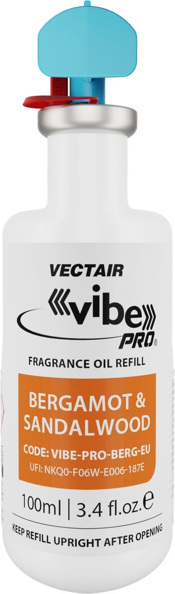VIBE PRO® REFILLS - Bergamot & Sandelwood - Navulling Luchtverfrisser - 4 stuks per doos