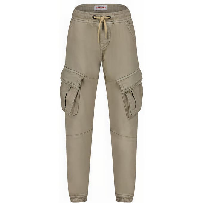 Vingino Carlos Twill Sand Maat: 2 | Broeken Outlet | Unisex | Bruin