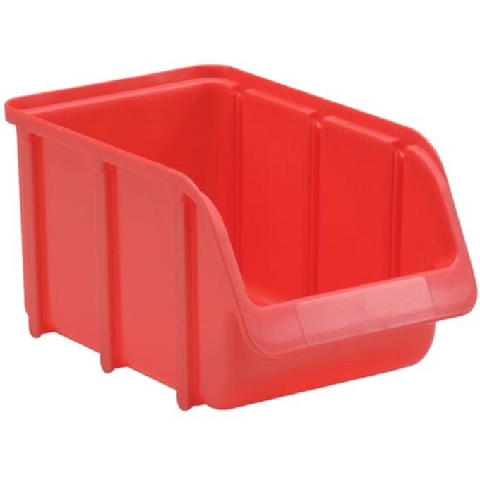 Hünersdorff 673100 Zichtbak 3 Stapelbaar (l x b x h) 242 x 146 x 127 mm Rood 1 stuk(s)