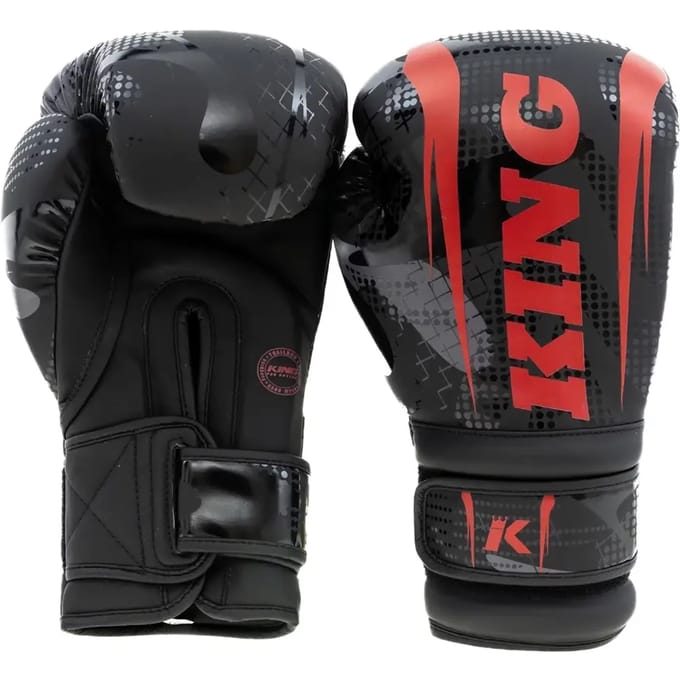 King Pro Boxing Shogun Series 3 Bokshandschoenen Camo Rood