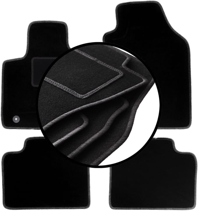 Complete set veloursmatten voor: Lancia Ypsilon III hatchback (2011-)