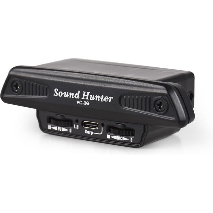 Sound Hunter Gitaar Pickup Houten Gitaar Klankgat Trillings Pickup Actief Pickup Systeem Dubbele Spoel zwart