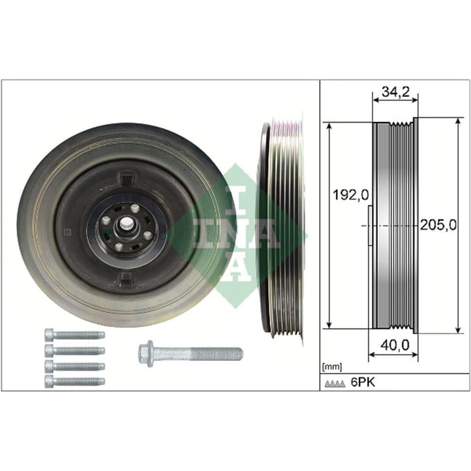 Schaeffler Ina Riemschijvenset, krukas INA 544 0504 20