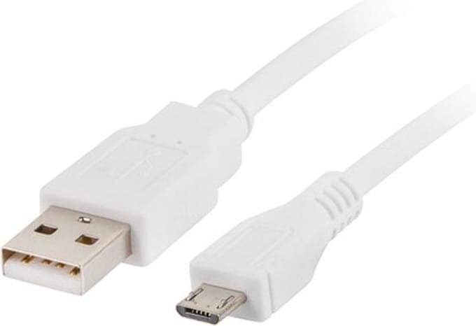 Lanberg Usb-Kabel 2.0 Micro Am Mbm5P Voor Smartphone, Lengte 1,8M