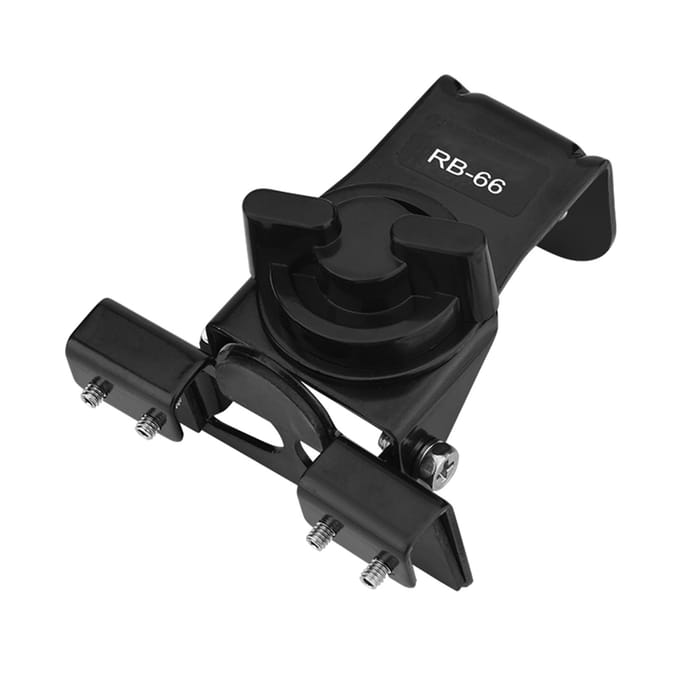 Support de montage de base à clip pour antenne mobile de voiture en acier inoxydable black