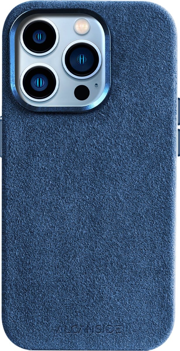 iPhone 14 Pro - Alcantara Case - Ocean blue