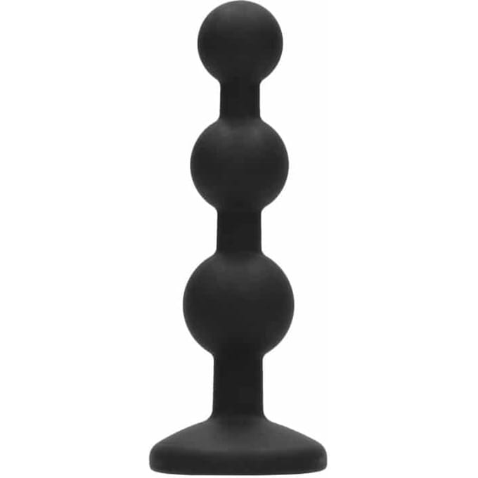 'Silicone Beaded Diamond Butt Plug', 11,4 cm