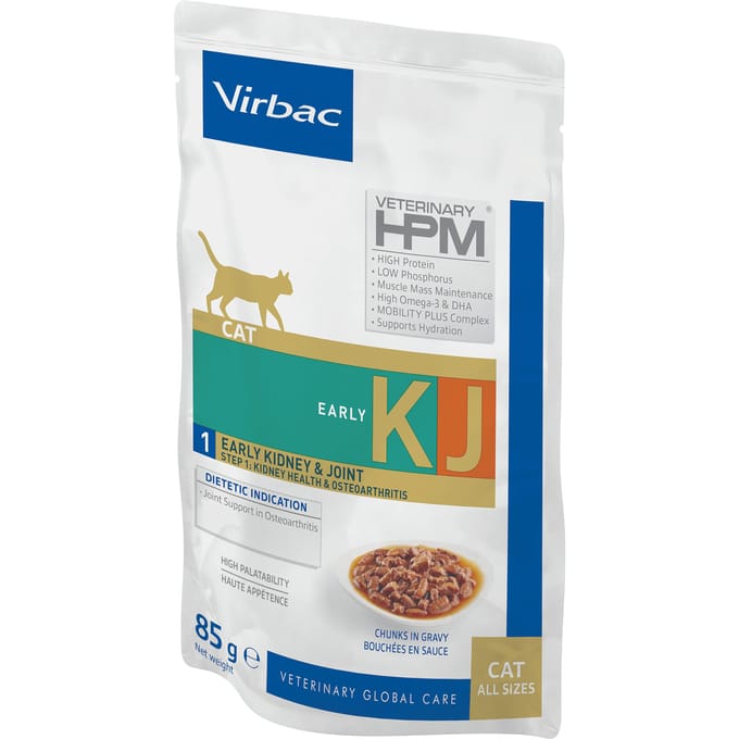 Veterinairy HPM Dietetic Cat Early Kidney Joint - Maaltijdzakje - 12 x 85 g
