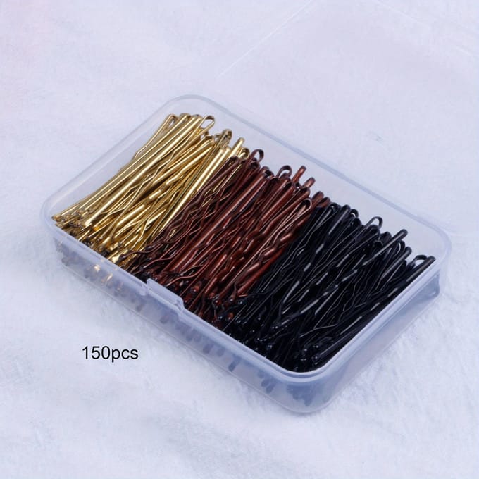 Livé® Goud Haarspelden – 150 Stuks U-Vormige Bobby Pins