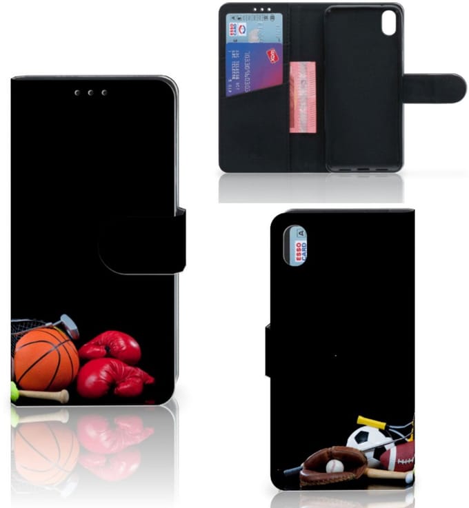 Xiaomi Redmi 7A Wallet Case met Pasjes Sports