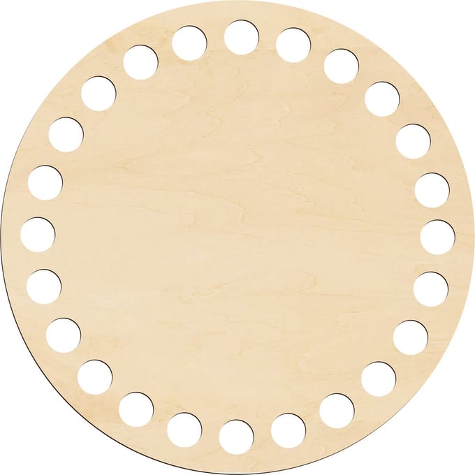 SMX Design - Ronde Basis voor Mand - Birch Multiplex - 13cm - FSC gecertificeerd