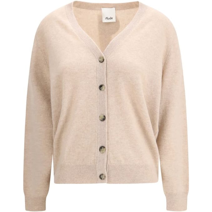 Allude Beige Kasjmier Cardigan