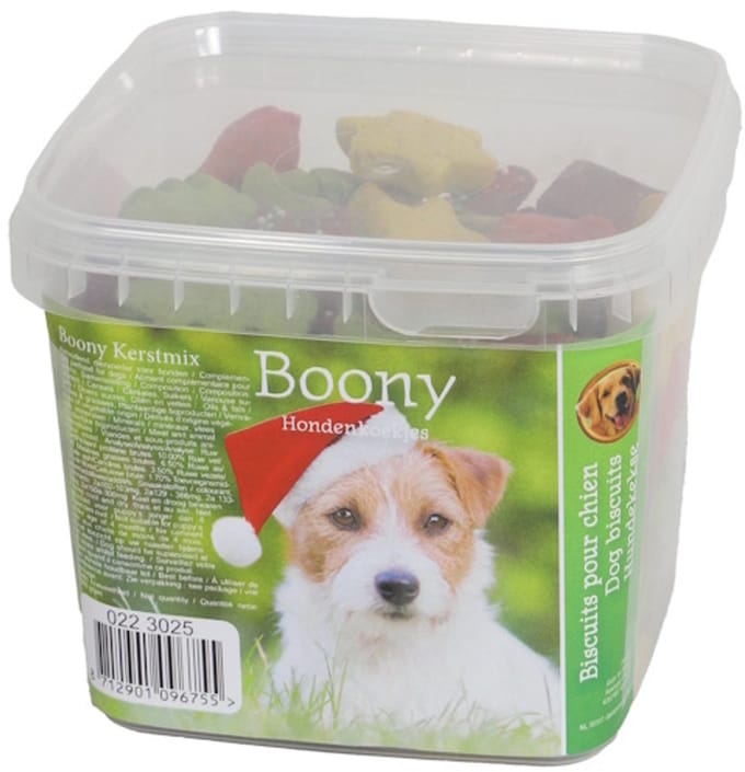 Boony Hondenkoek kerstmix emmer 500 gram