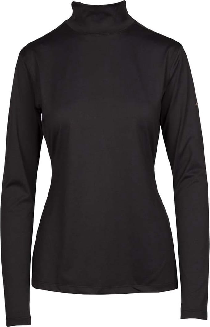 Mondoni Mock Shirt - Maat: M - Zwart - Polyester