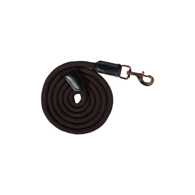 HKM - Halstertouw -Rosegold Glamour- Style karabijnhaak - Bruin