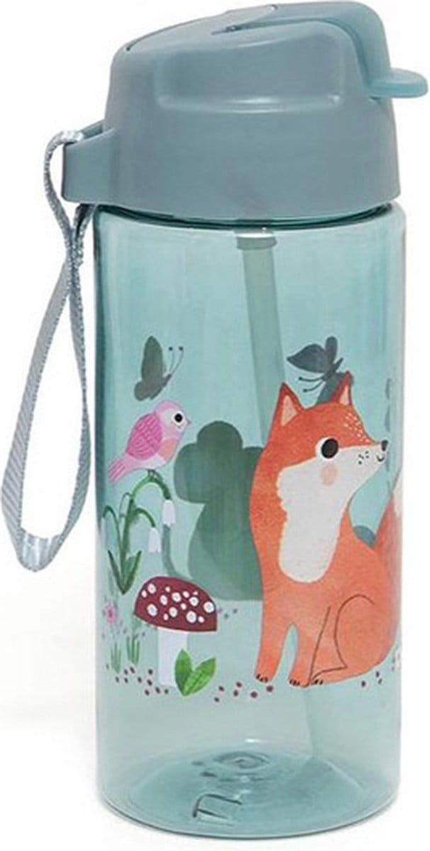 Drinkfles Woodlands blue - Petit Monkey