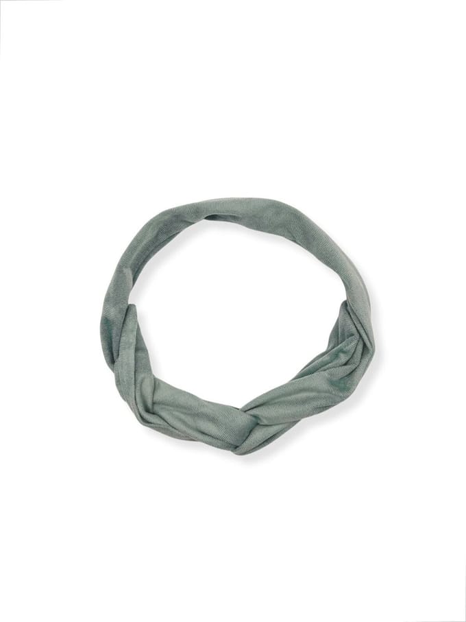 Duurzaam cadeau - Flexibele haarband - IJzerdraad - Zacht blauw - 90 cm