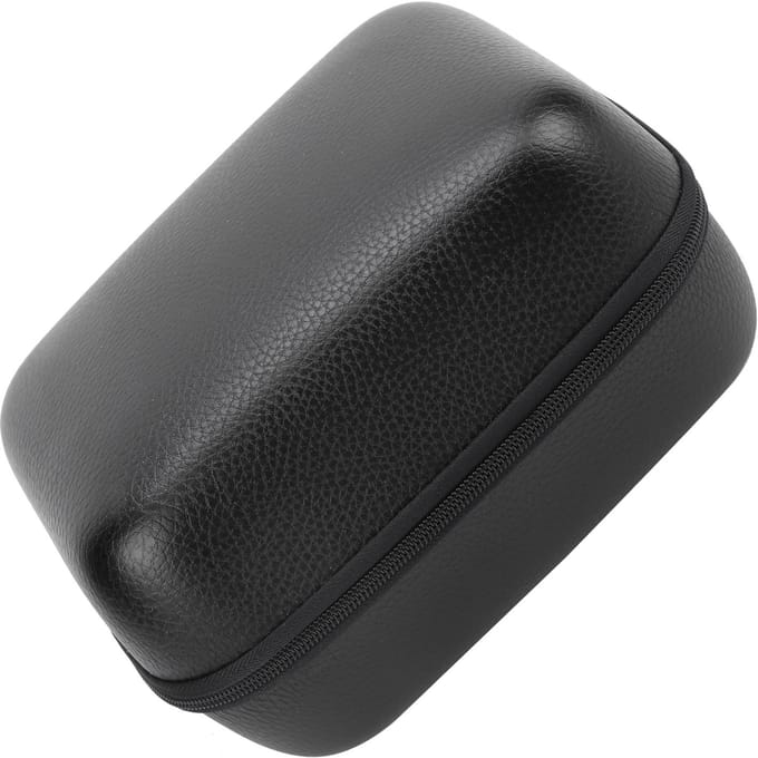 Étui de protection rigide en cuir PU pour moulinet de pêche, boîte de rangement, taille M black