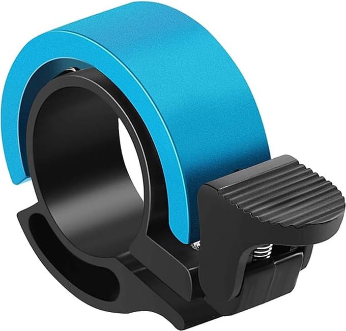 Doodadeals® 2-Pack Fietsbel – Racefiets – Mountainbike – MTB – Ring Fietsbel – Compact - Aluminium – Blauw