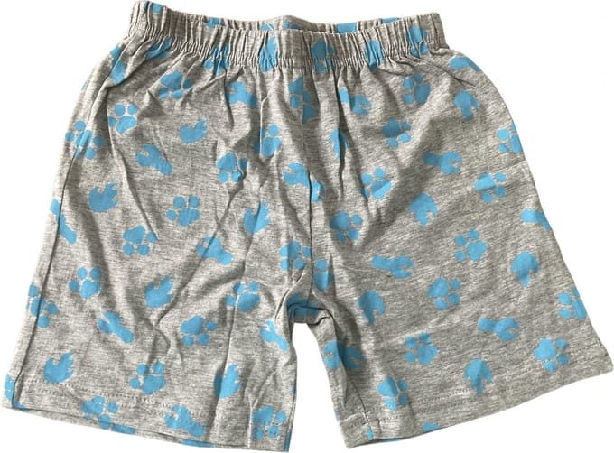 Paw patrol Shortama Katoen Rood-Grijs Maat 116