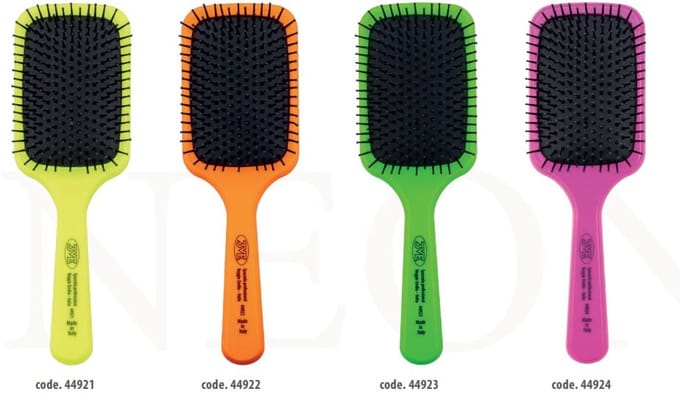 3ME Paddle Brush Neon - Geel