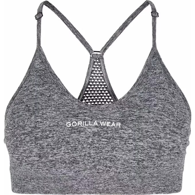 Gorilla Wear Quincy Seamless Sportbeha - Grijs - XS/S
