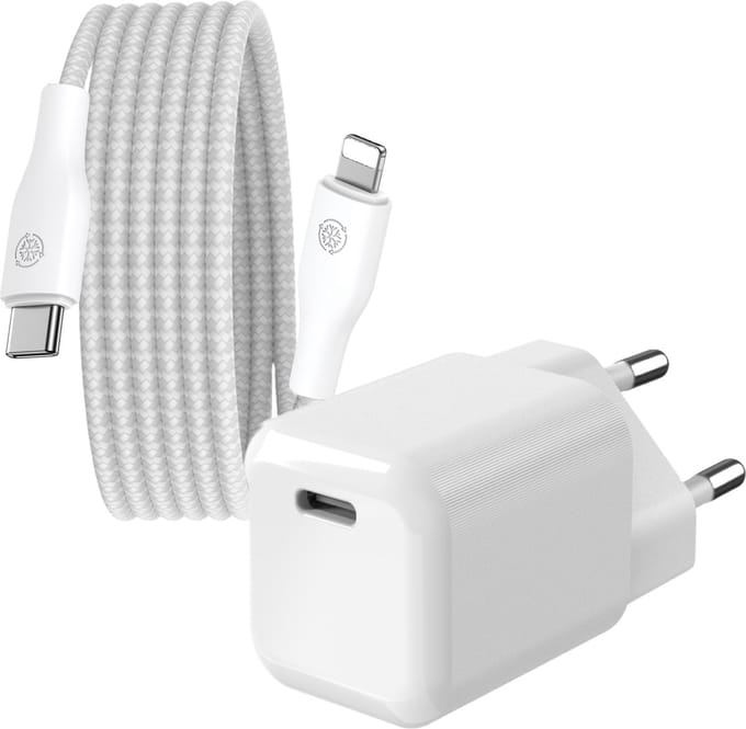 Mini Snellader 30w - 3 Meter - Oplader geschikt voor iPhone en iPad met Apple Lightning aansluiting