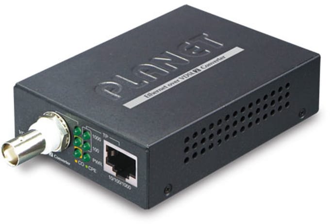 PLANET VC-232G netwerk media converter 300 Mbit/s Zwart