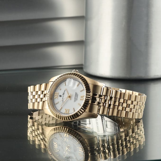 Jacques du Manoir - Inspiration Roman - JWL01302 - Dames - Horloge - Ø34