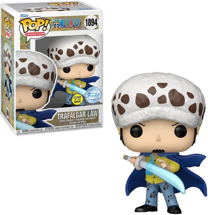 Funko POP! Animation Trafalgar Law GITD 1894 One Piece Exclusive