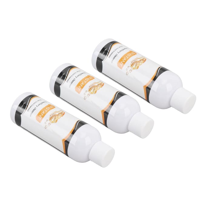 3 Flessen 100ml Sieradenreiniger Vloeistof Oppervlakteverzorgingsoplossing Decontaminatie Reinigingsmiddel voor beige