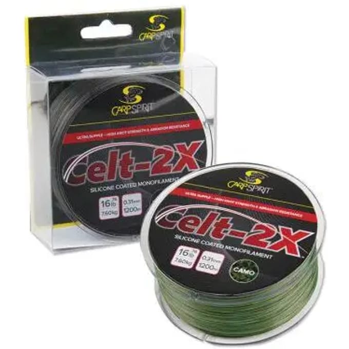 Carp Spirit Celt 2x Monofilament 1600 M Groen 0.260 mm