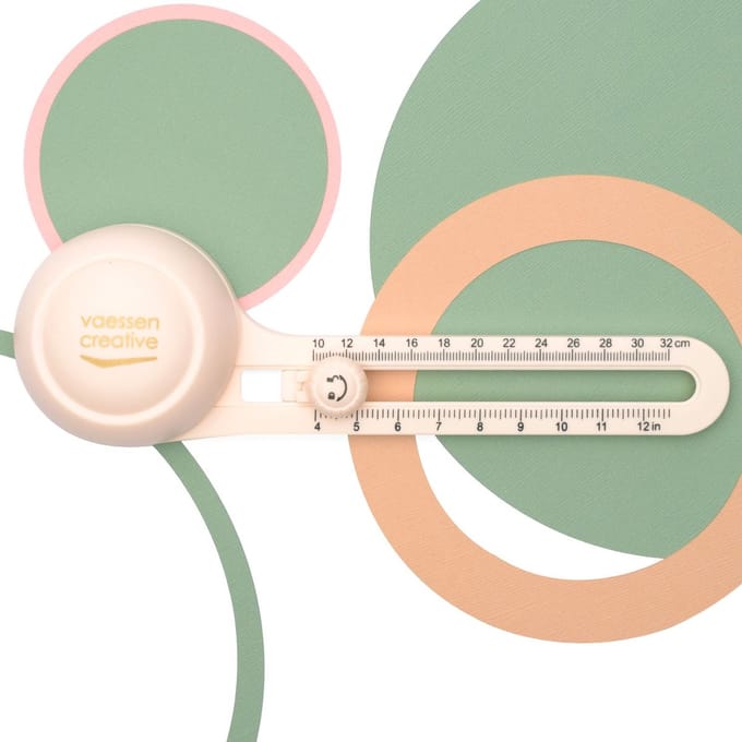 Vaessen Creative Cirkelsnijder - Ø 32cm - Incl. 3 Reservemesjes