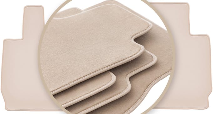 PREMIUM beige matten voor: Iveco Stralis vrachtwagen 2003-2019