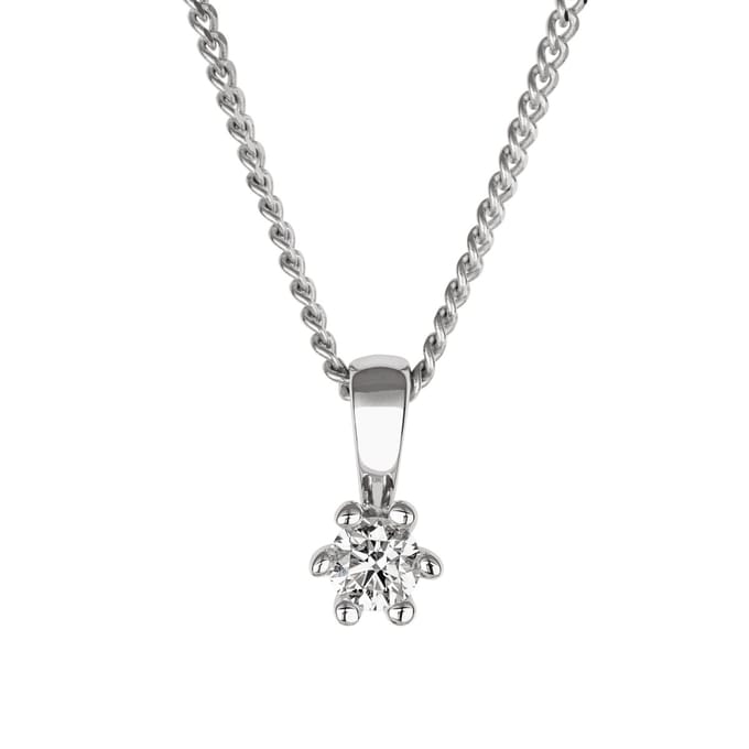 Orolino Halskette Gold 585 mit natürlichem Brillant 0,15ct.