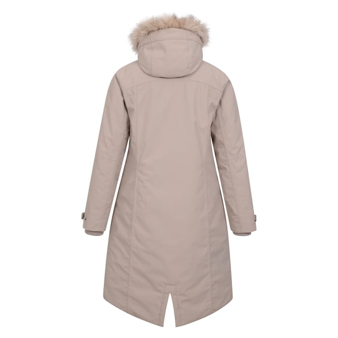 Mountain Warehouse Dames/Dames Meadow Borg gevoerde waterdichte gewatteerde jas (Licht Beige)