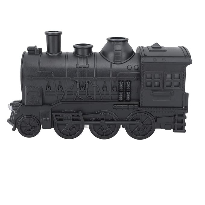 Essentiële Olie Diffuser 300ml Treinvorm 2 Verlichtingsmodi Aromatherapie Koele Mist Luchtbevochtiger met Afstandsbediening voor gray