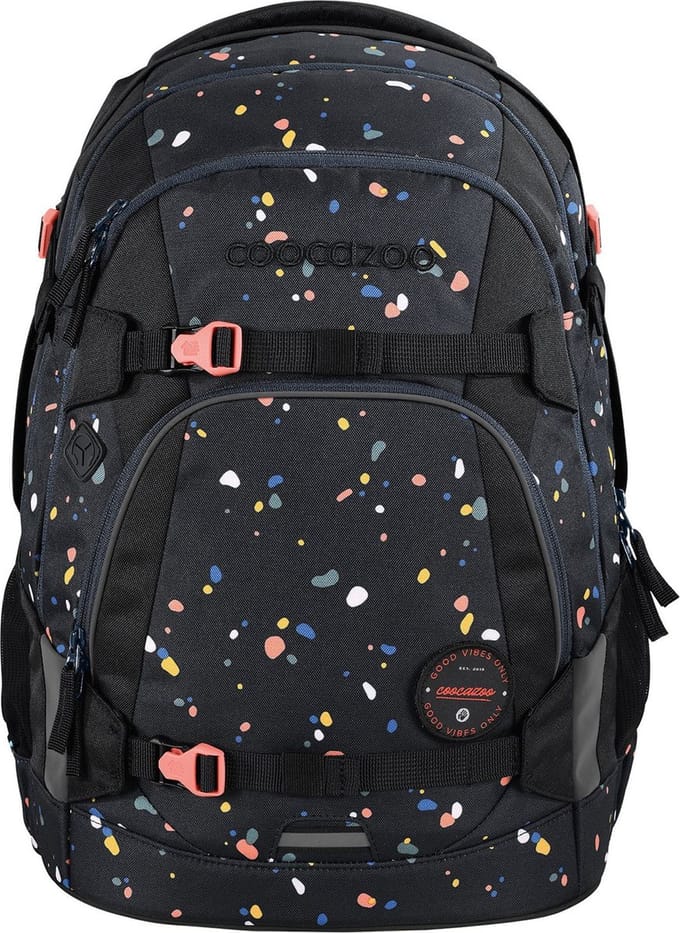 Coocazoo rugzak - PORTER - Sprinkled Candy - zwart - 30 + 5 liter - CC-211338