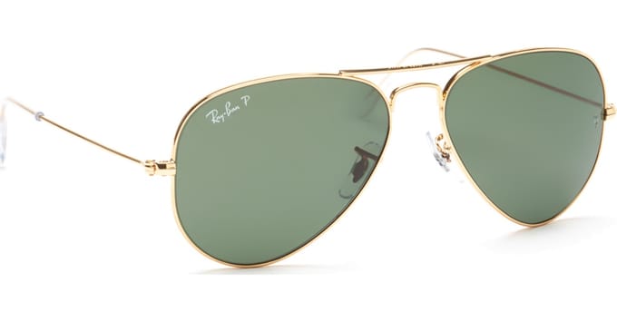 Lunettes de soleil Aviator Design Original Ray-Ban Lunettes de soleil Unisexes Doré 0RB3025-001/58 58 beige