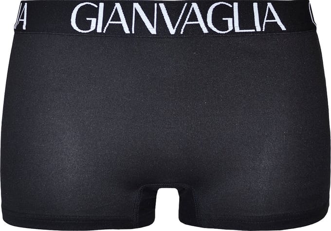 Dames boxershorts 3 pack Gianvaglia effen zwart XL