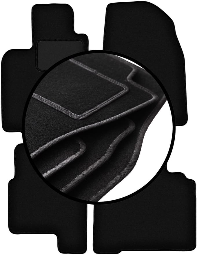 Complete set veloursmatten voor: Mazda CX-9 I SUV (2006-2015)
