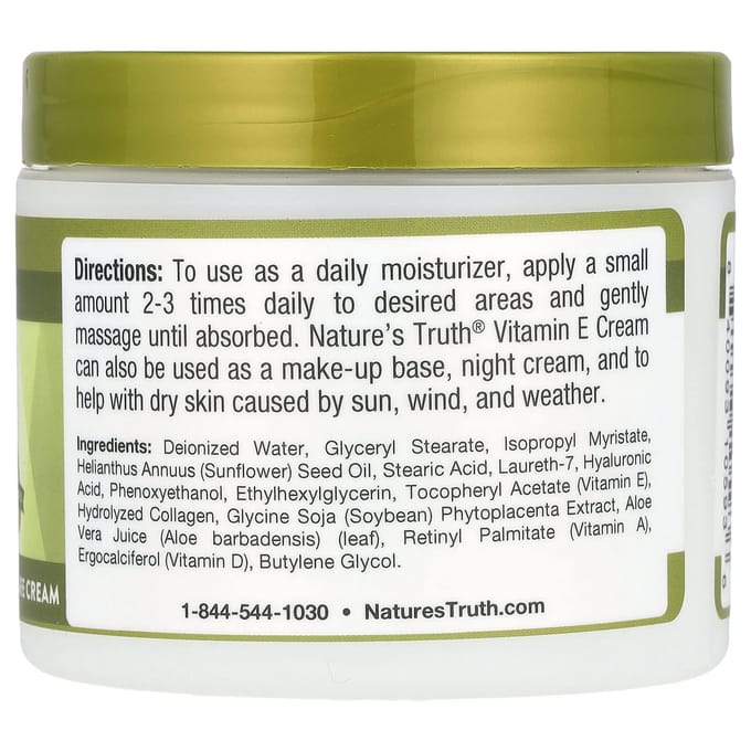 Nature'S Truth, E-Cream Complex, Unscented, 113G(4Oz) beige