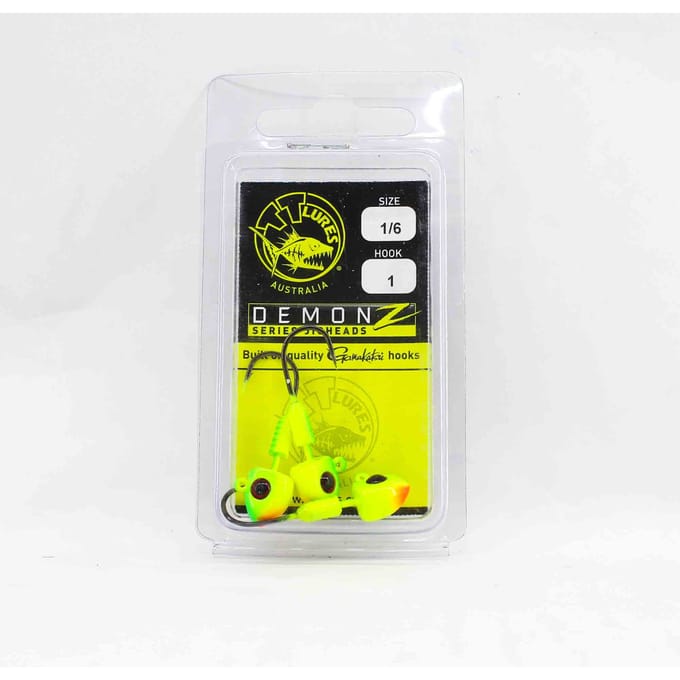 Tackle Tactics TT Demonz jighead 1/6 oz 1H 3/pack grafiek (7853)