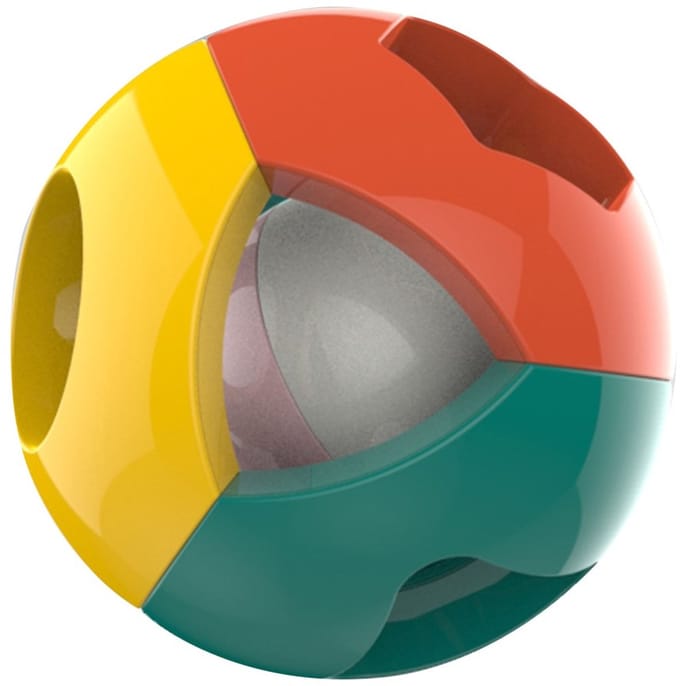 Baby Mix ballonvormige rammelaar multicolor - Babyspeelgoed