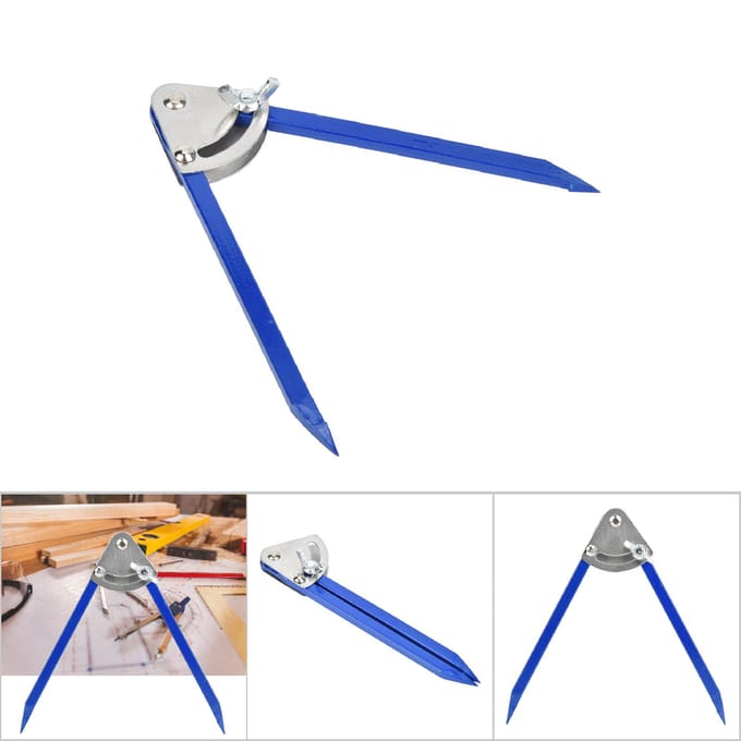Industriële Aftekenpasser Hoge Hardheid Legeringsstaal Veerpasser Handgereedschap(250 mm) white